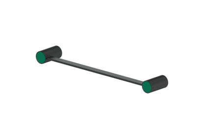 Matte Black / Emerald Green