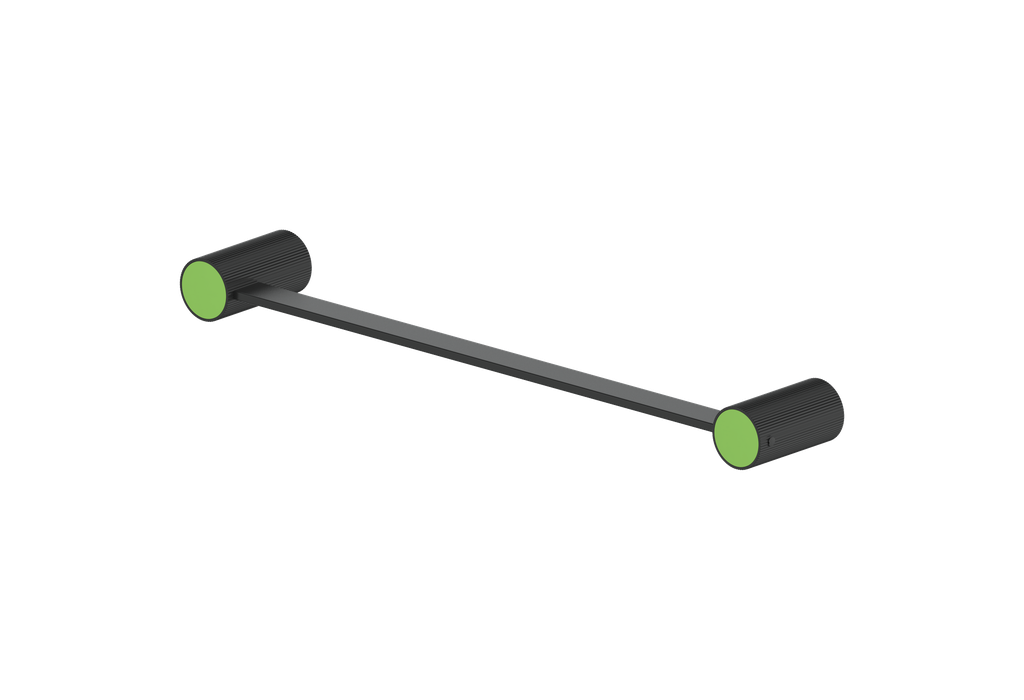 Matte Black / Lime Green