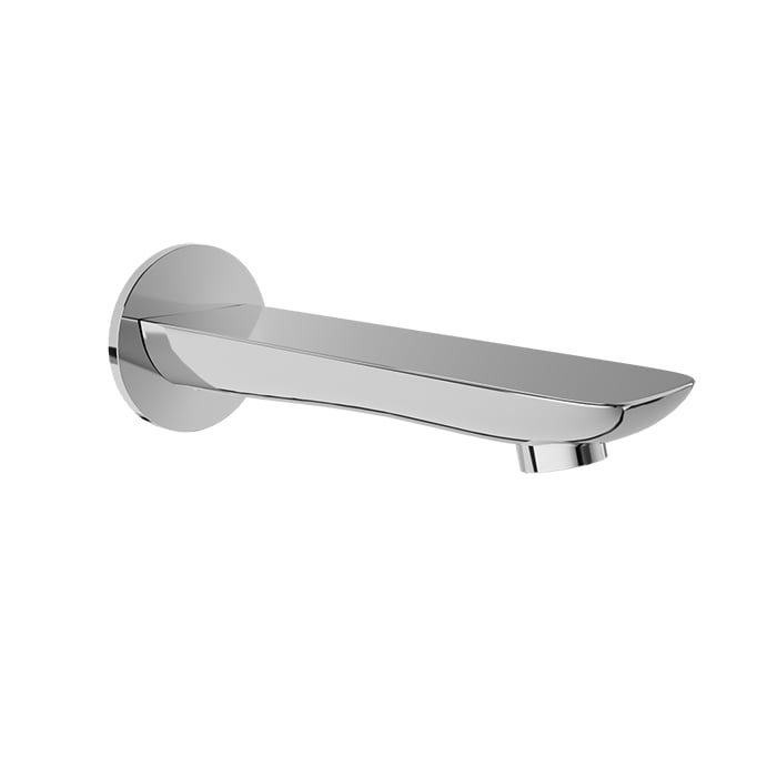 Baril Sens Tub Spout Without Diverter - Polished Chrome