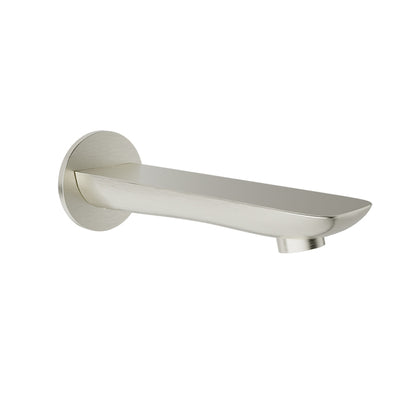 Baril Sens Tub Spout Without Diverter - Brushed Nickel