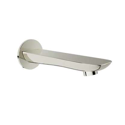 Baril Sens Tub Spout Without Diverter - Polished Nickel