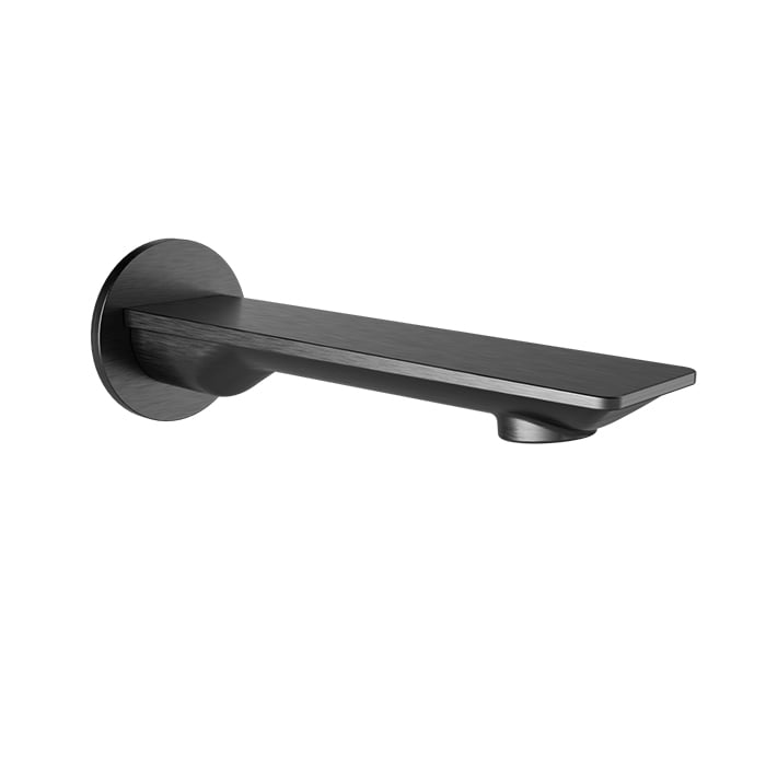 Baril Profile B46 Tub Spout Without Diverter - Black Titanium