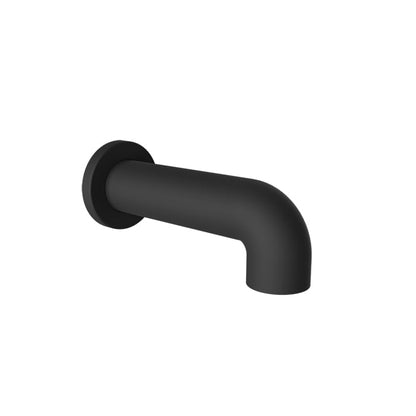 Baril 7" Round Tub Spout Without Diverter - Matte Black