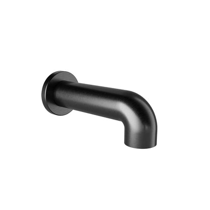 Baril 7" Round Tub Spout Without Diverter - Black Titanium