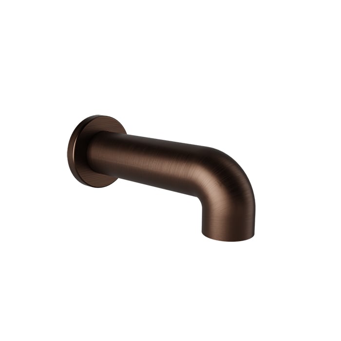 Baril 7" Round Tub Spout Without Diverter - Venetian Bronze