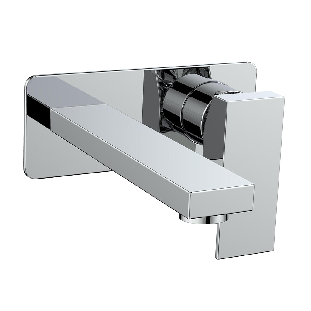 Vogt Kapfenberg Wall Mount Lavatory Faucet with Single Face Plate BF.KG.1410 in Polished Chrome