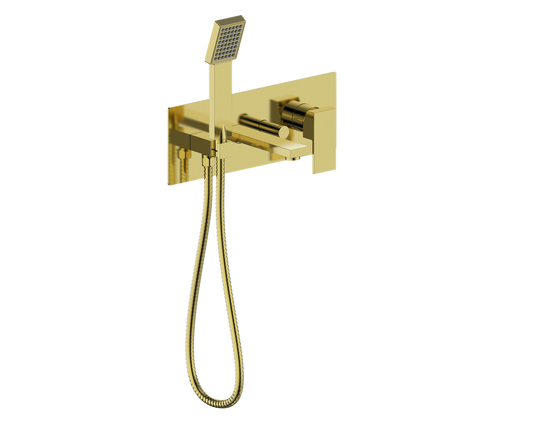 Vogt Kapfenberg Wall Mount Tub Filler BF.KG.2200 in Brushed Gold