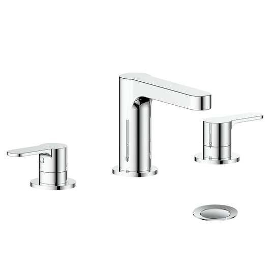 Vogt Lusten 8" Widespread Lavatory Faucet with Pop-Up Drain in Polished Chrome - BF.LN.1301