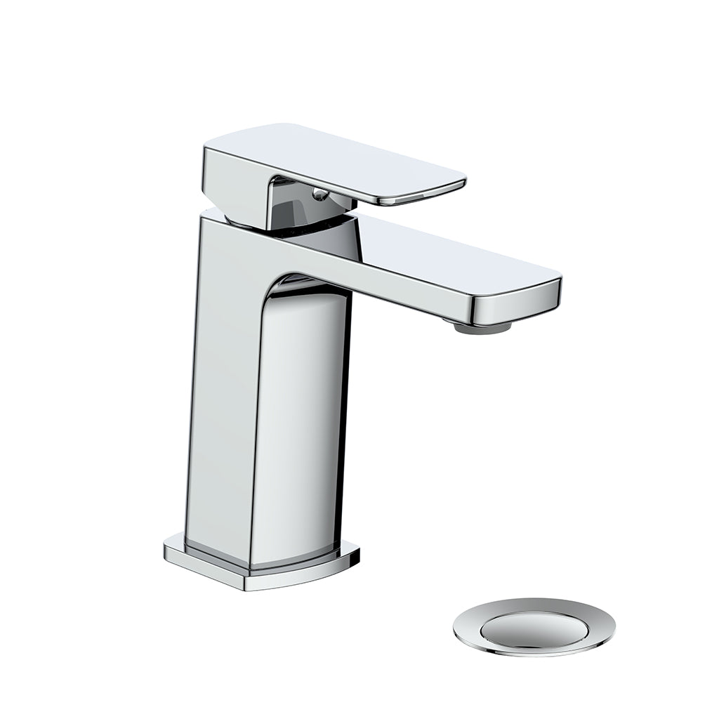 Vogt Niveau Single Hole Lavatory Faucet with Pop-Up Drain in Polished Chrome - BF.NU.1001.CC
