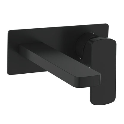 Vogt Niveau Wall Mount Lavatory Faucet in Matte Black - BF.NU.1410.MB