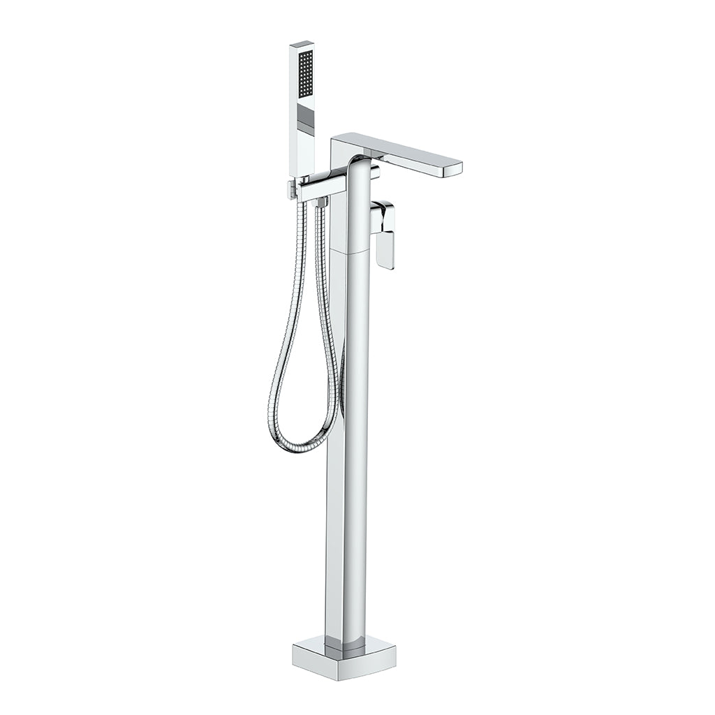 Vogt Niveau Floor Mount Tub Filler in Polished Chrome - BF.NU.2100.CC