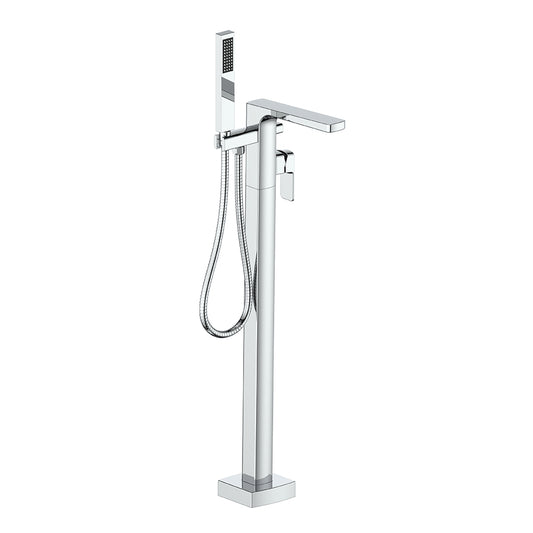 Vogt Niveau Floor Mount Tub Filler in Polished Chrome - BF.NU.2100.CC