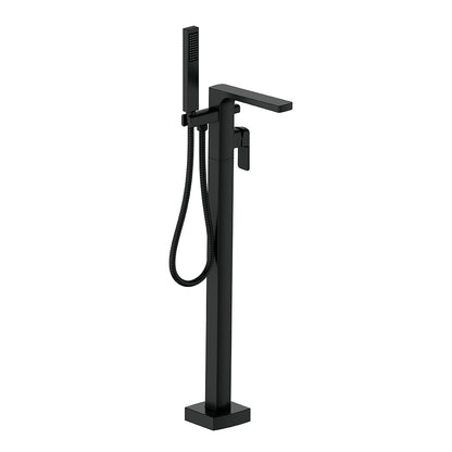Vogt Niveau Floor Mount Tub Filler in Matte Black - BF.NU.2100.MB