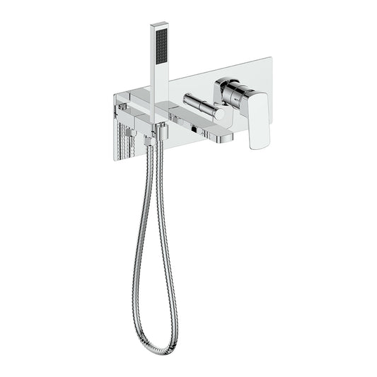 Vogt Niveau Wall Mount Tub Filler in Polished Chrome - BF.NU.2200.CC