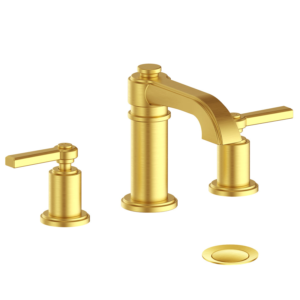 Vogt Zehn 8" Widespread Lavatory Faucet in Brushed Gold – BF.Z1.1301.BG