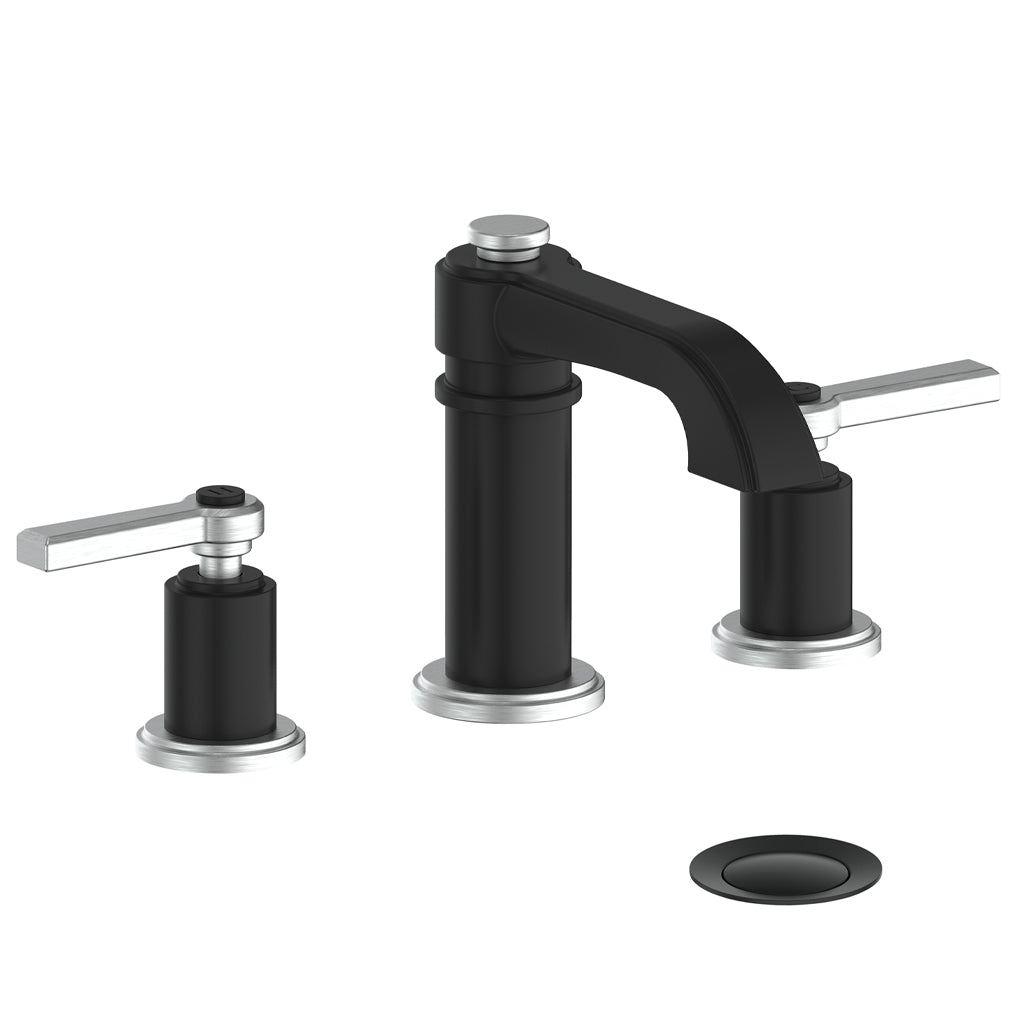 Vogt Zehn 8" Widespread Lavatory Faucet in Stainless Steel & Matte Black – BF.Z1.1301.SB