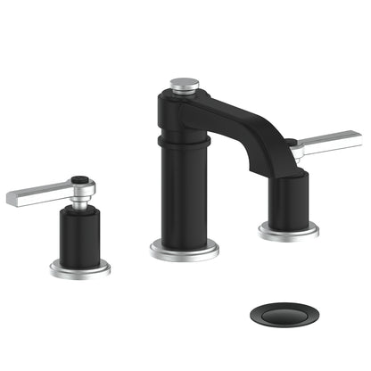 Vogt Zehn 8" Widespread Lavatory Faucet in Stainless Steel & Matte Black – BF.Z1.1301.SB