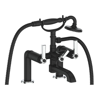 Vogt Zehn Deck Mount Tub Filler in Chrome & Matte Black – BF.Z1.2000.CB