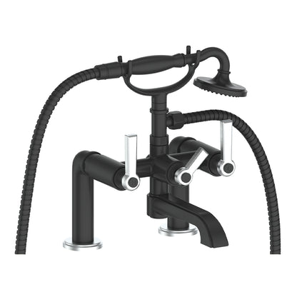 Vogt Zehn Deck Mount Tub Filler in Stainless Steel & Matte Black – BF.Z1.2000.SB