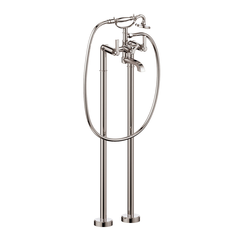 Vogt Zehn Floor Mount Tub Filler in Polished Nickel – BF.Z1.2100.PN