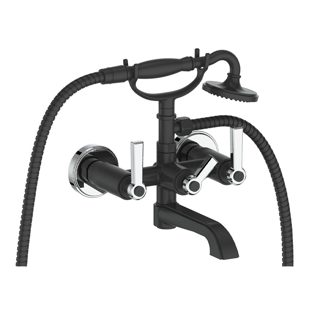 Vogt Zehn Wall Mount Tub Filler in Chrome & Matte Black – BF.Z1.2200.CB