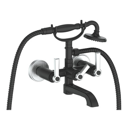 Vogt Zehn Wall Mount Tub Filler in Stainless Steel & Matte Black – BF.Z1.2200.SB