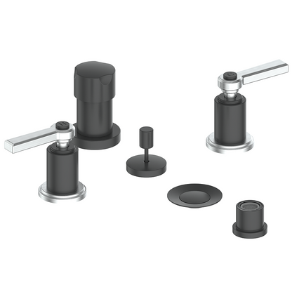 Vogt Zehn Bidet Faucet in Stainless Steel & Matte Black – BF.Z1.3000.SB