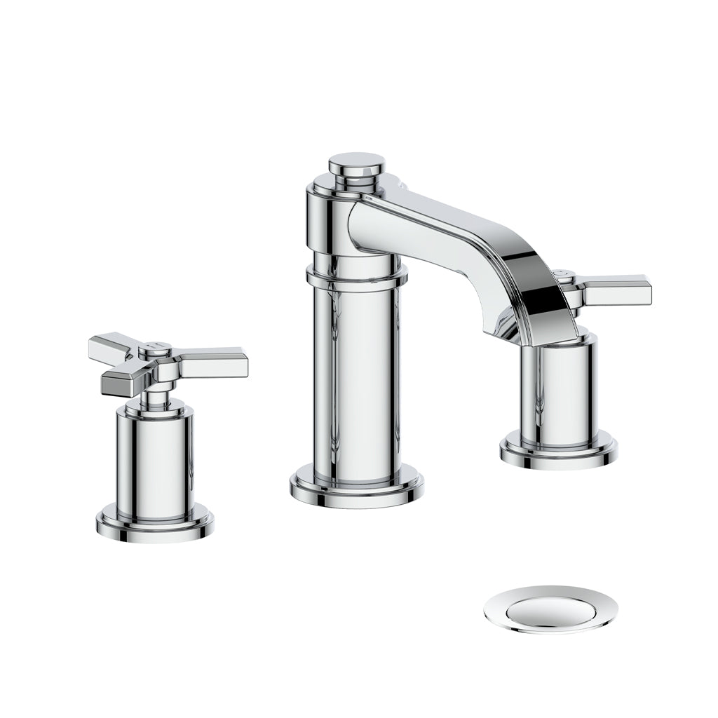 Vogt Zehn 8" Widespread Lavatory Faucet in Polished Chrome – BF.Z3.1301.CC