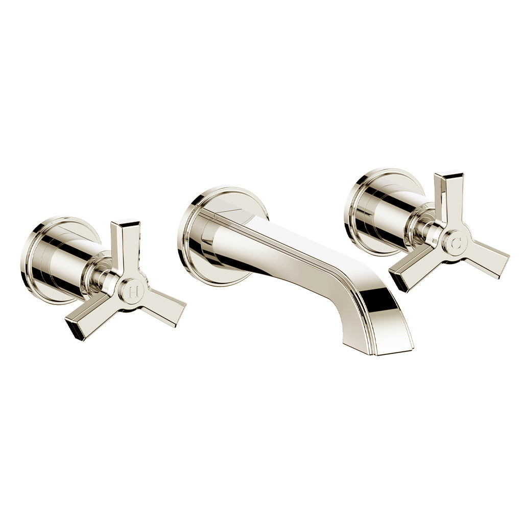 Vogt Zehn Wall Mount Lavatory Faucet in Polished Nickel – BF.Z3.1500.PN