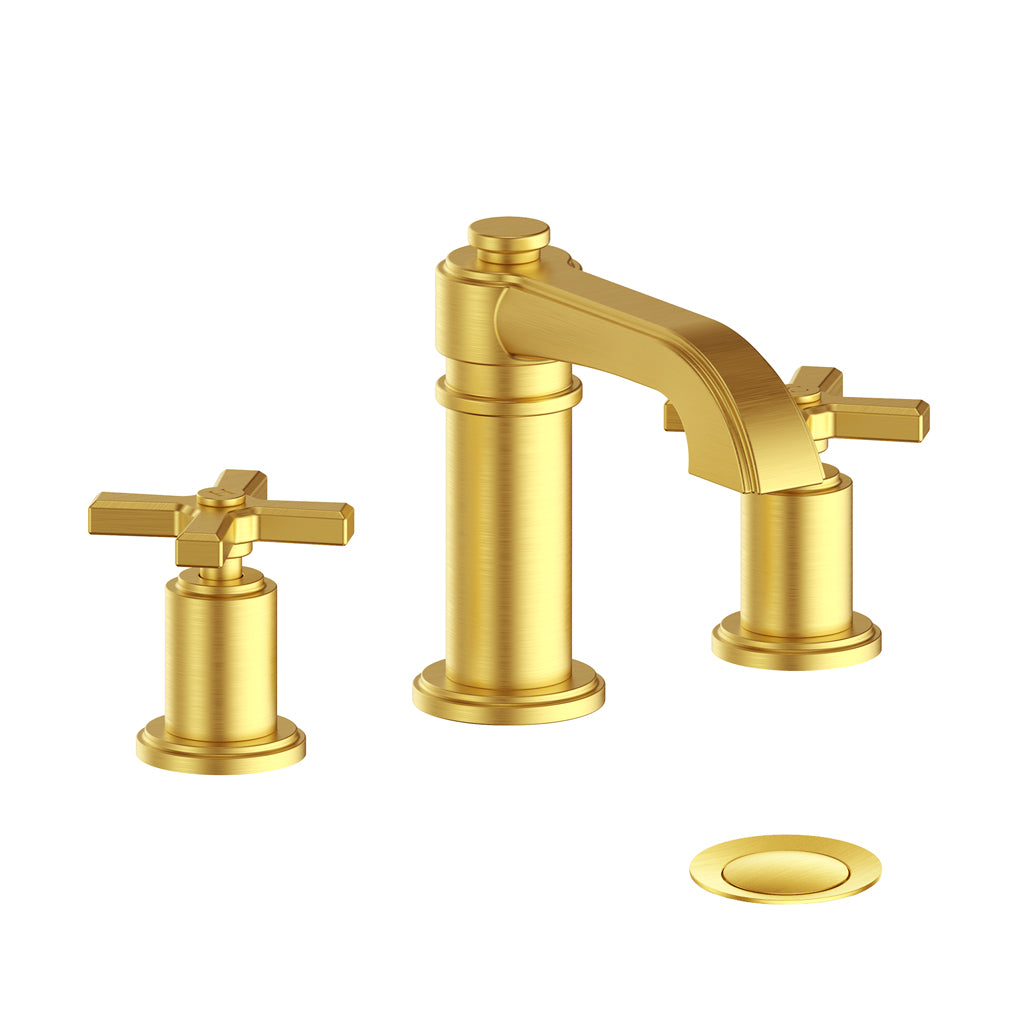 Vogt Zehn 8" Widespread Lavatory Faucet in Brushed Gold – BF.Z4.1301.BG