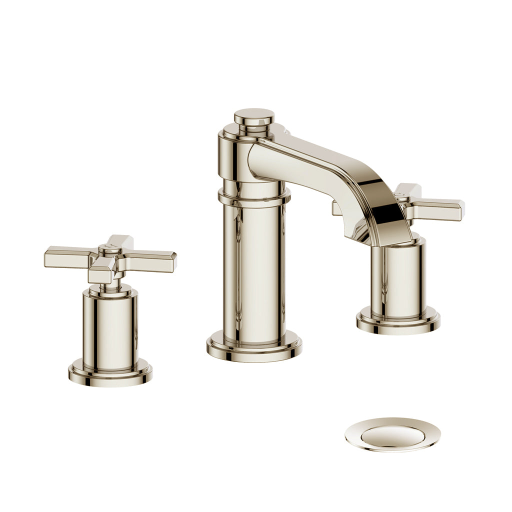 Vogt Zehn 8" Widespread Lavatory Faucet in Polished Nickel – BF.Z4.1301.PN