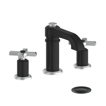 Vogt Zehn 8" Widespread Lavatory Faucet in Stainless Steel & Matte Black – BF.Z4.1301.SB