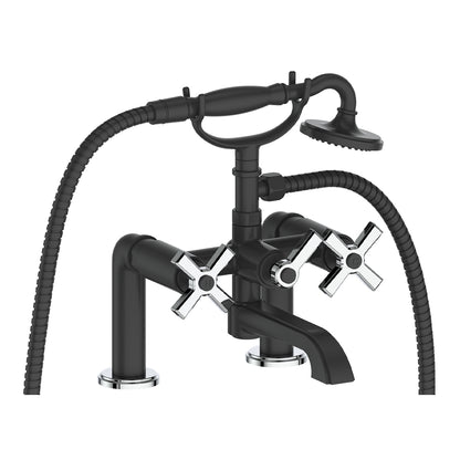 Vogt Zehn Deck Mount Tub Filler in Chrome & Matte Black – BF.Z4.2000.CB