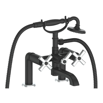 Vogt Zehn Deck Mount Tub Filler in Stainless Steel & Matte Black – BF.Z4.2000.SB