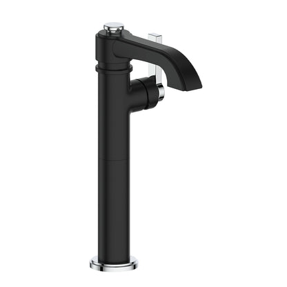 Vogt Zehn Vessel Sink Lavatory Faucet in Chrome & Matte Black – BF.ZN.1100.CB