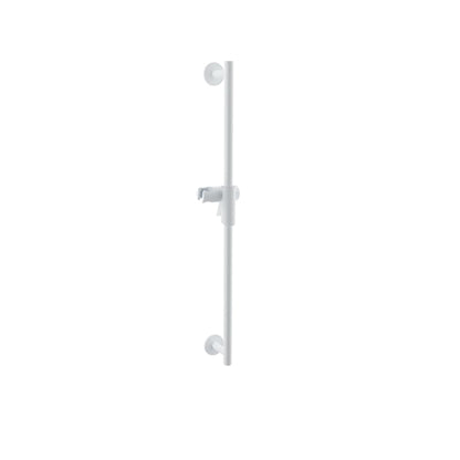 Baril Shower Bar With Slider - White