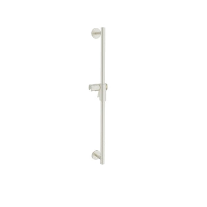 Baril Shower Bar With Slider - Brushed Nickel