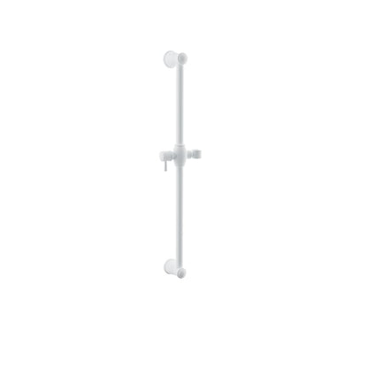 Baril Shower Bar With Slider - White