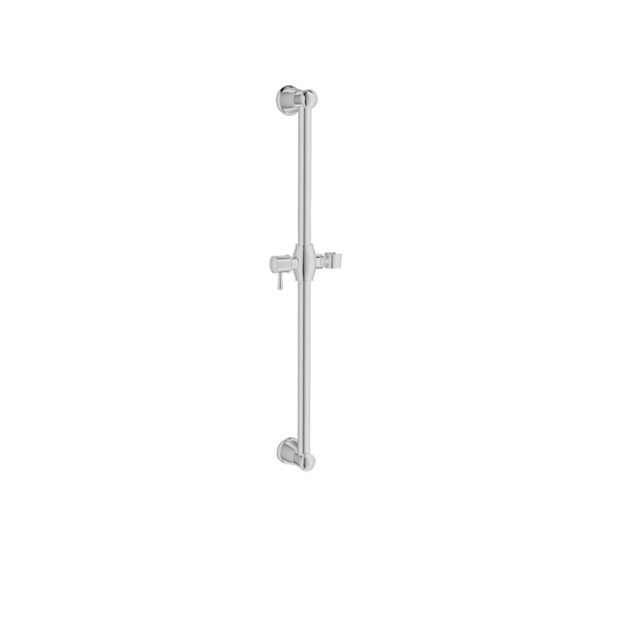 Baril Shower Bar With Slider - Polished Chrome
