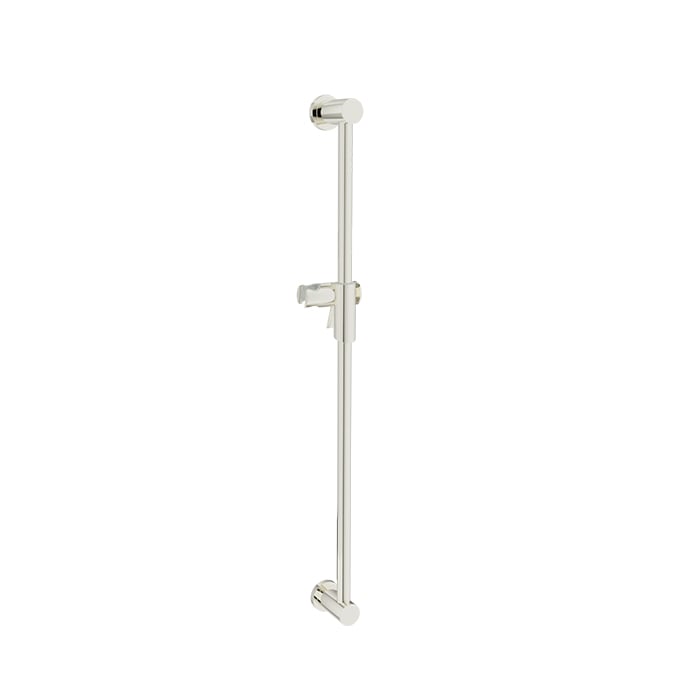 Baril Shower Bar With Slider - Polished Nickel