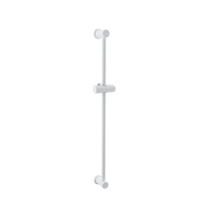 Baril Shower Bar With Slider - White
