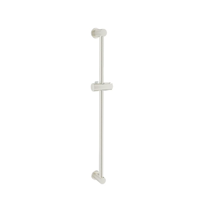 Baril Shower Bar With Slider - Brushed Nickel
