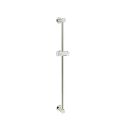 Baril Shower Bar With Slider - Polished Nickel