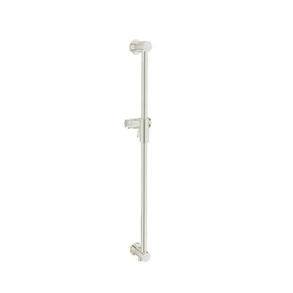 Baril Shower Bar With Slider - Polished Nickel