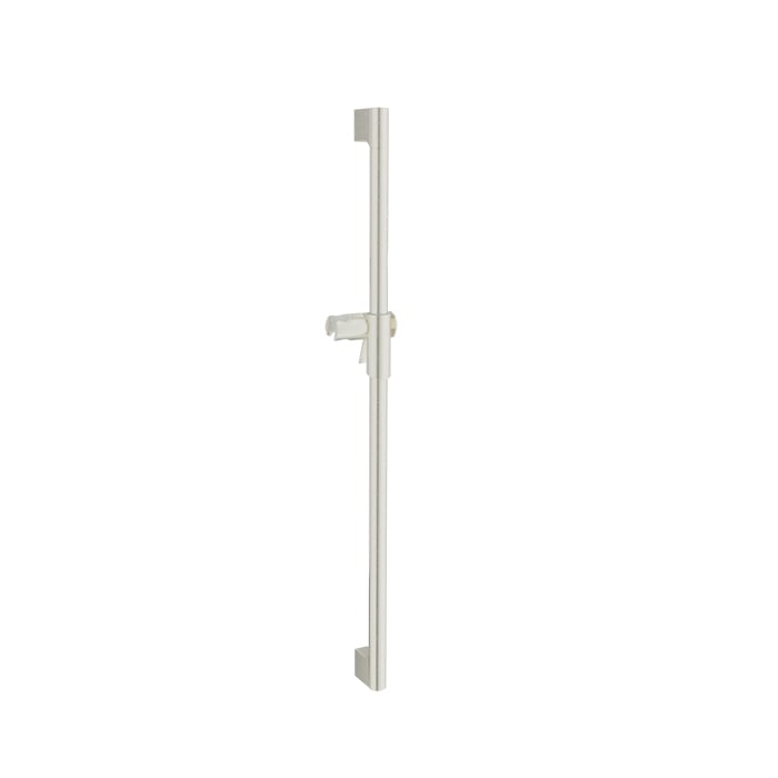Baril Shower Bar With Slider - Brushed Nickel