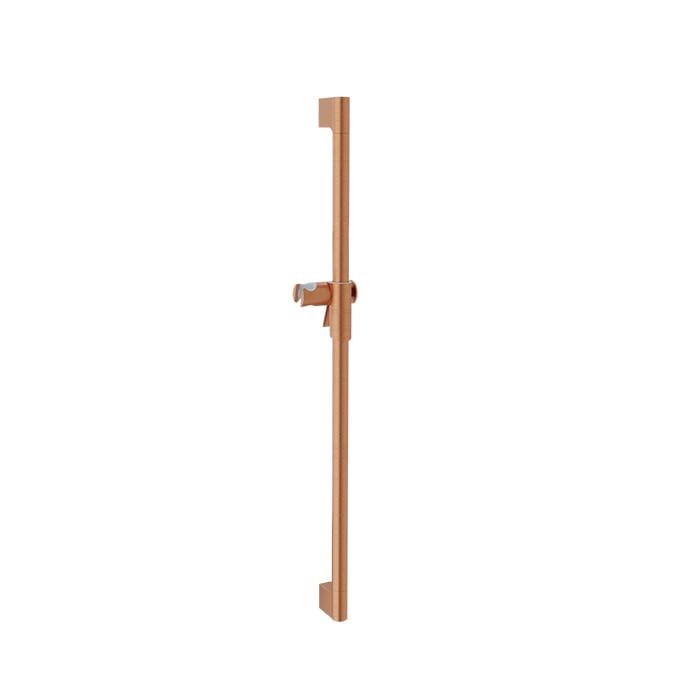 Baril Shower Bar With Slider - Satin Copper