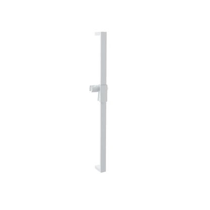 Baril Shower Bar With Slider - White