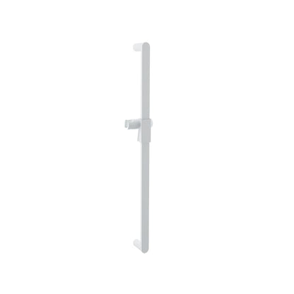 Baril Shower Bar With Slider - White