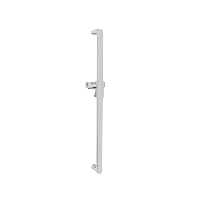 Baril Shower Bar With Slider - Polished Chrome