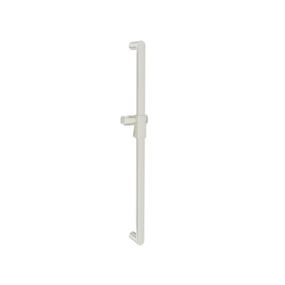 Baril Shower Bar With Slider - Brushed Nickel